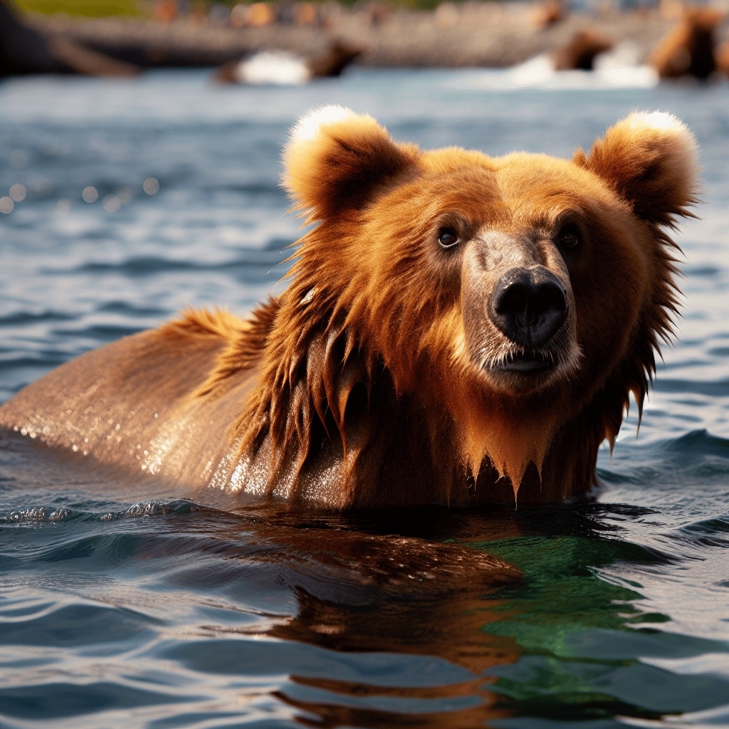 Kurzgeschichte: #Der Bär im Wasser#