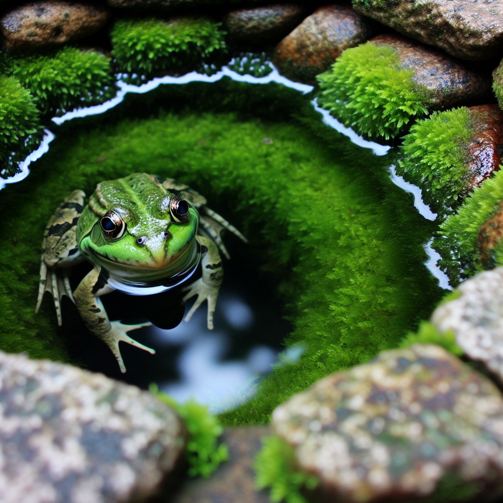 Kurzgeschichte: #Der Frosch im Brunnen#