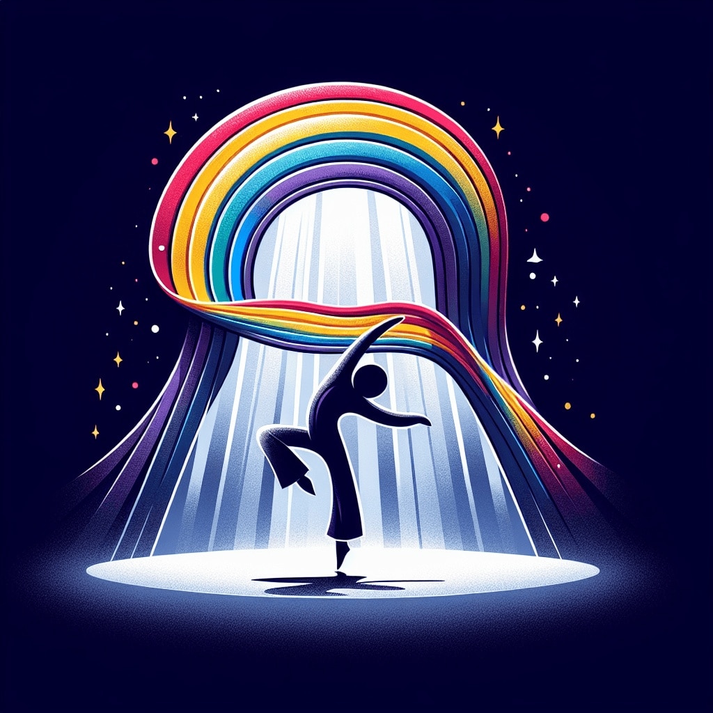 Kurzgeschichte: #Der tanzende Regenbogen#