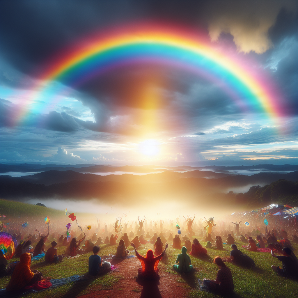 Kurzgeschichte: #Der tanzende Regenbogen#