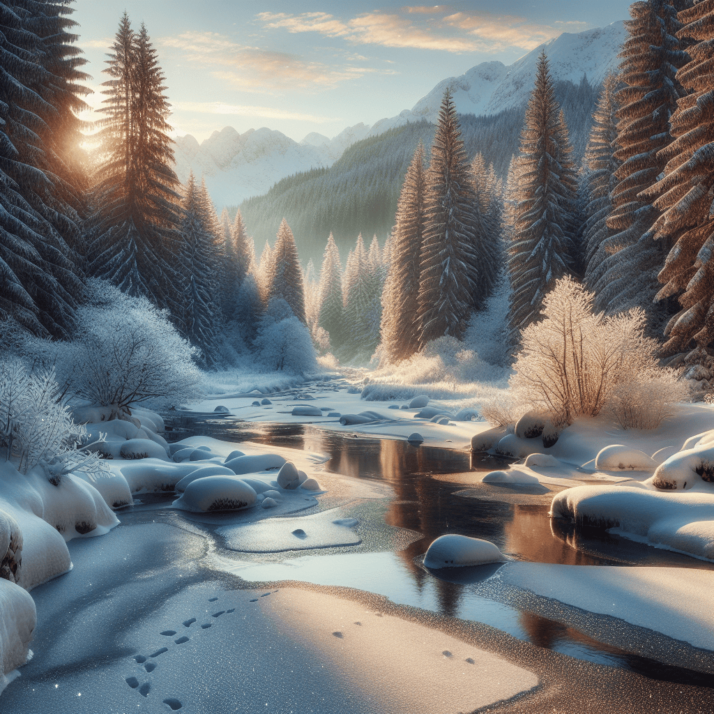 Kurzgeschichte: #Die zauberhafte Winterlandschaft#